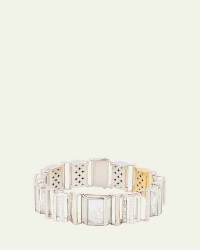 18K Gold Senda Diamond Kaleidoscope Shaker Bracelet